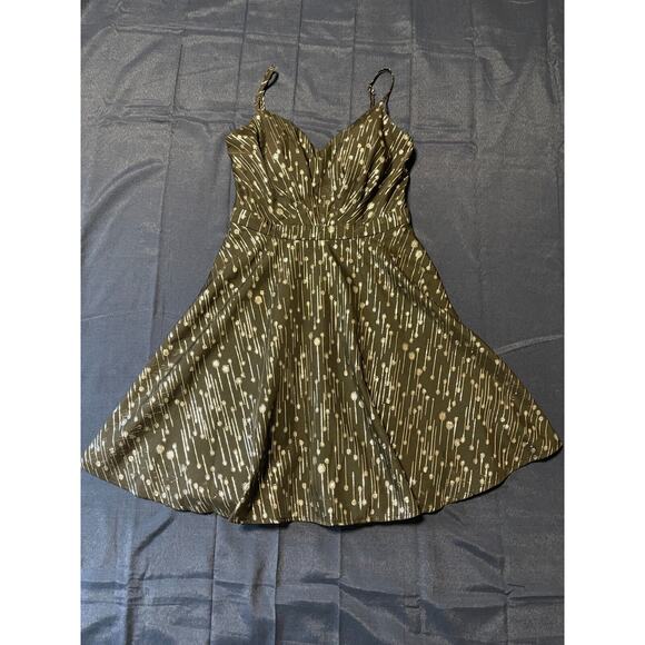 Trixxi Juniors Sz 3 Black and Silver Fit & Flare Dress Party Dance - Picture 8 of 14